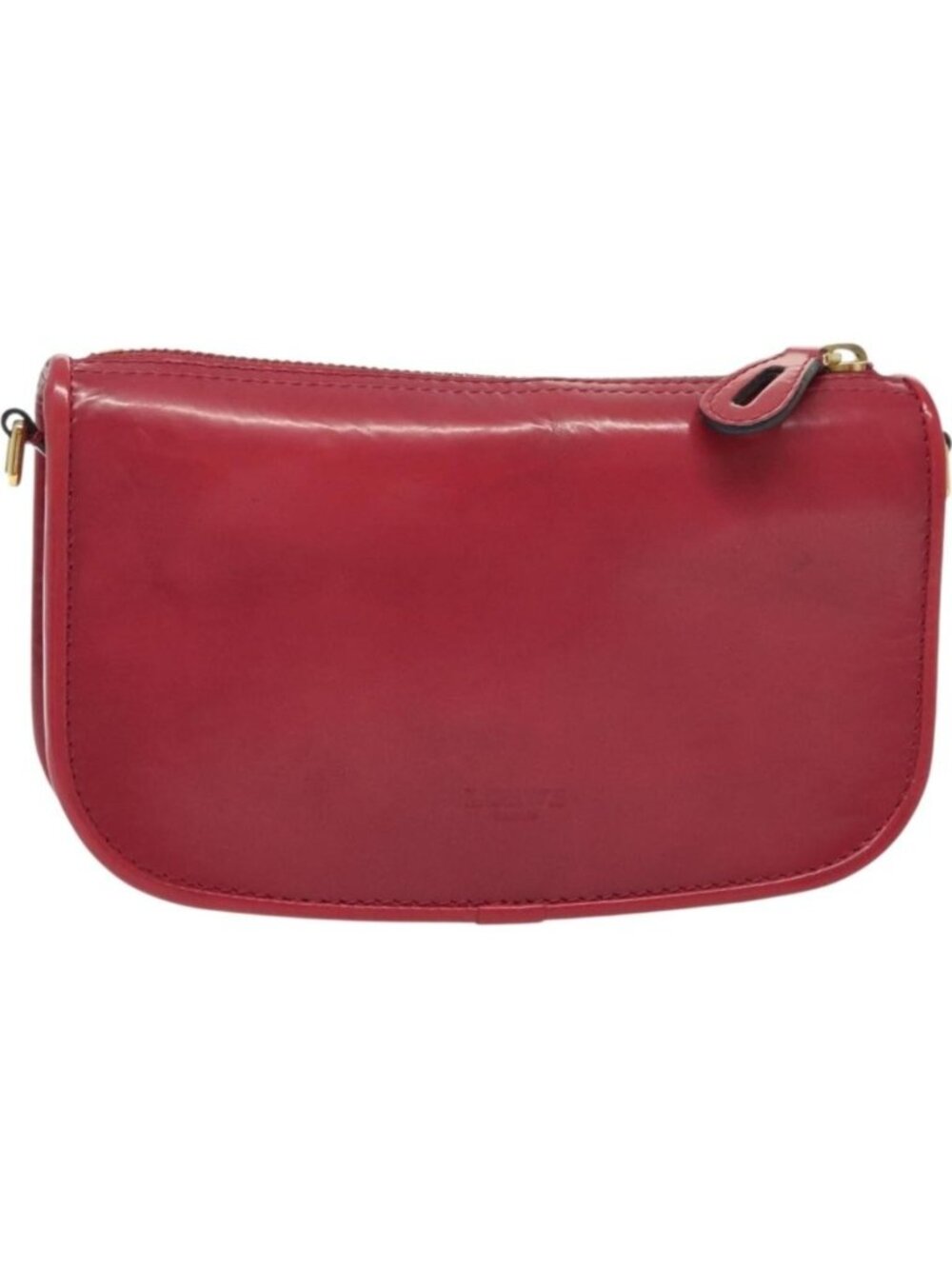 LOEWE Pouch Leather Gold Pink